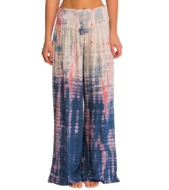 Hard Tail Flat Waist Wide Leg Yoga Pants Aqua/Berry Lizard 11 Hard Tail Flat Waist Wide Leg Yoga Pants Aqua/Berry Lizard -Beyond Yoga || Onzie || Marika Sales Store 1740070649891 aquaberrylizard