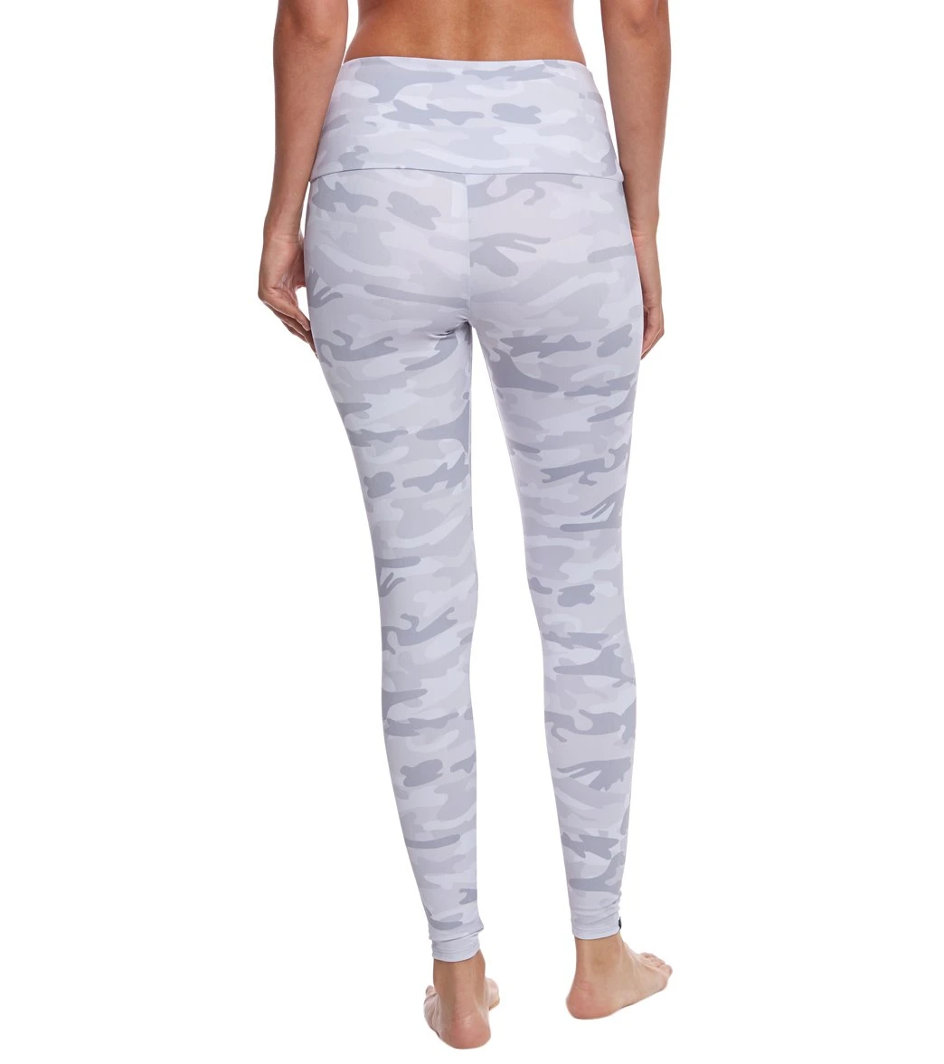 Onzie High Waisted Yoga Leggings Gray Camo 4 Onzie High Waisted Yoga Leggings Gray Camo - Image 2