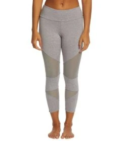 Onzie Cut Out Yoga Capris Stone Majestic Combo