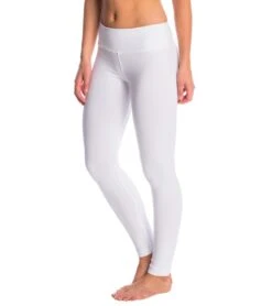 Hard Tail Flat Waist Cotton Ankle Yoga Leggings 40 Hard Tail Flat Waist Cotton Ankle Yoga Leggings -Beyond Yoga || Onzie || Marika Sales Store 1740104663075 white 2a
