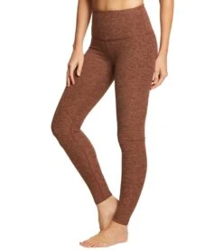 Beyond Yoga Spacedye High Waisted Long Yoga Leggings Red Rock/Tumbleweed