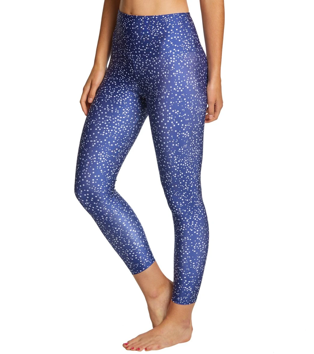 Onzie Graphic High Waisted 7/8 Yoga Leggings Stars 3 Onzie Graphic High Waisted 7/8 Yoga Leggings Stars