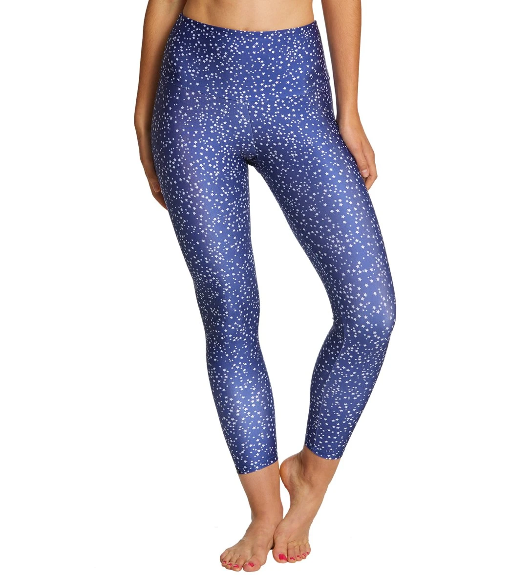 Onzie Graphic High Waisted 7/8 Yoga Leggings Stars 7 Onzie Graphic High Waisted 7/8 Yoga Leggings Stars - Image 5