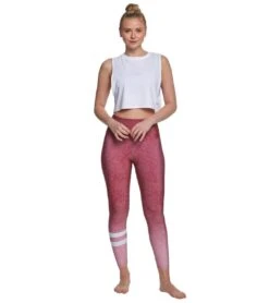 Onzie Graphic High Waisted 7/8 Yoga Leggings Burgundy Ombre 9 Onzie Graphic High Waisted 7/8 Yoga Leggings Burgundy Ombre -Beyond Yoga || Onzie || Marika Sales Store 1740245860387 burgundyombre 4a