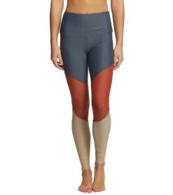 Onzie High Waisted Track Yoga Leggings Copper Combo -Beyond Yoga || Onzie || Marika Sales Store 1740257099811 coppercombo