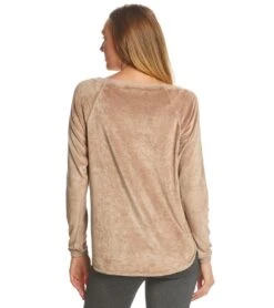Hard Tail Velvet Raglan Shoulder Slide After Yoga Pullover -Beyond Yoga || Onzie || Marika Sales Store 1740264538147 mauve 3a