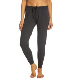 Spiritual Gangster Love Note Skinny Joggers Vintage Black