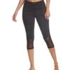 Hard Tail Mid Rise Side Mesh Yoga Capris Black -Beyond Yoga || Onzie || Marika Sales Store 1740298256419 black 2a