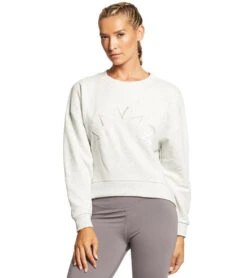 Varley Holborn Sweat Pullover Light Grey -Beyond Yoga || Onzie || Marika Sales Store 1740333809699 lightgrey