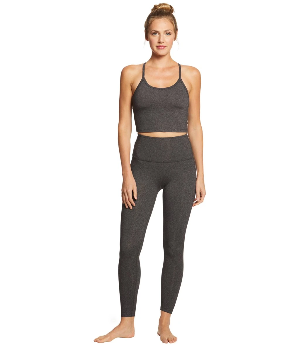 Beyond Yoga High Waisted 7/8 Yoga Leggings Heather Gray 5 Beyond Yoga High Waisted 7/8 Yoga Leggings Heather Gray - Image 3