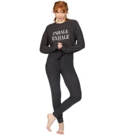 Spiritual Gangster Hacci Tapered Jogger Vintage Black 9 Spiritual Gangster Hacci Tapered Jogger Vintage Black -Beyond Yoga || Onzie || Marika Sales Store 1740398624803 vintageblack 4a