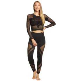 NUX All Net Seamless Yoga Leggings 22 NUX All Net Seamless Yoga Leggings -Beyond Yoga || Onzie || Marika Sales Store 1740401410083 black 4a