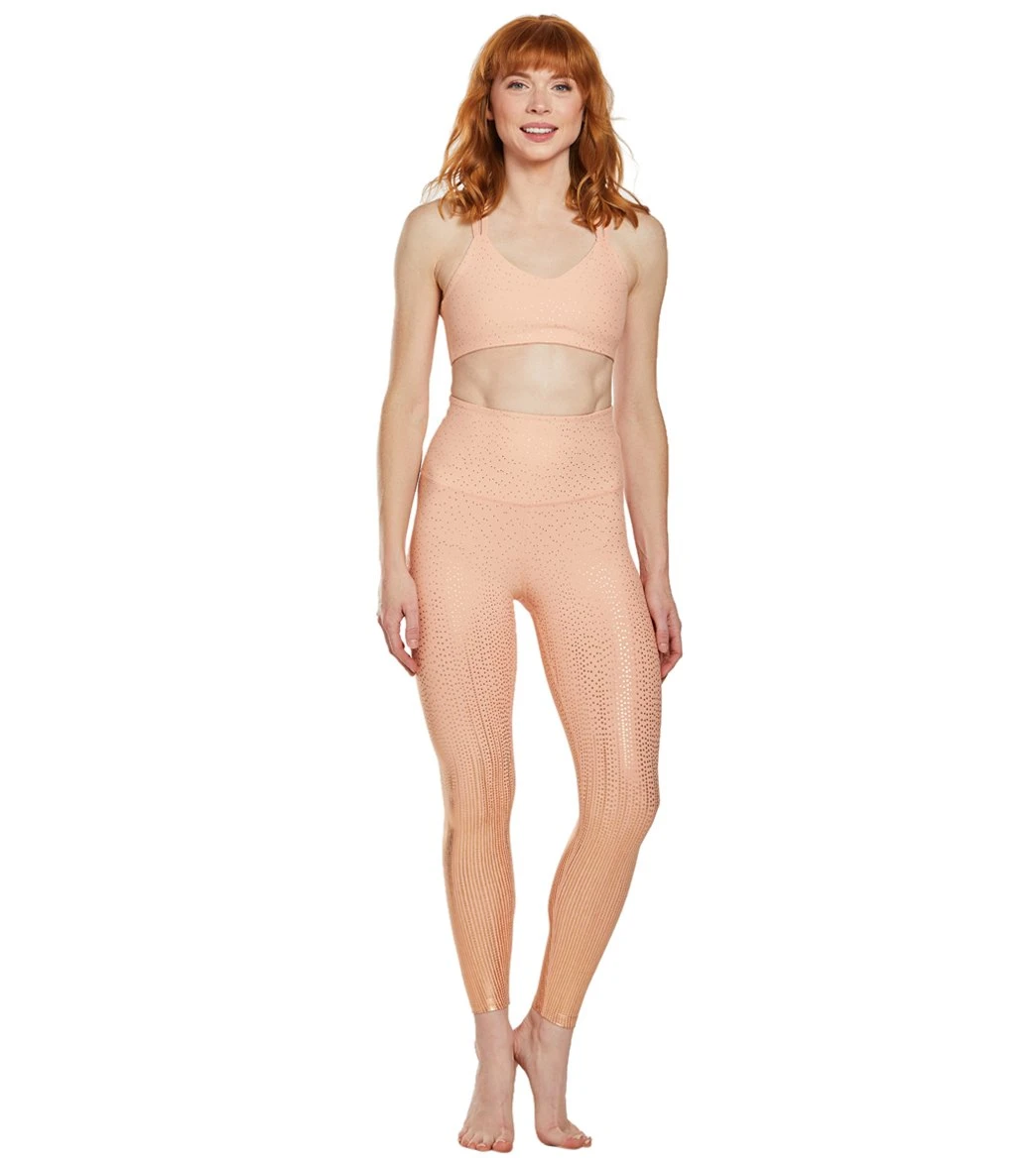 Beyond Yoga Drip Dot High Waisted 7/8 Yoga Leggings Coral Dust Rose Gold Drip Dot 5 Beyond Yoga Drip Dot High Waisted 7/8 Yoga Leggings Coral Dust Rose Gold Drip Dot - Image 3