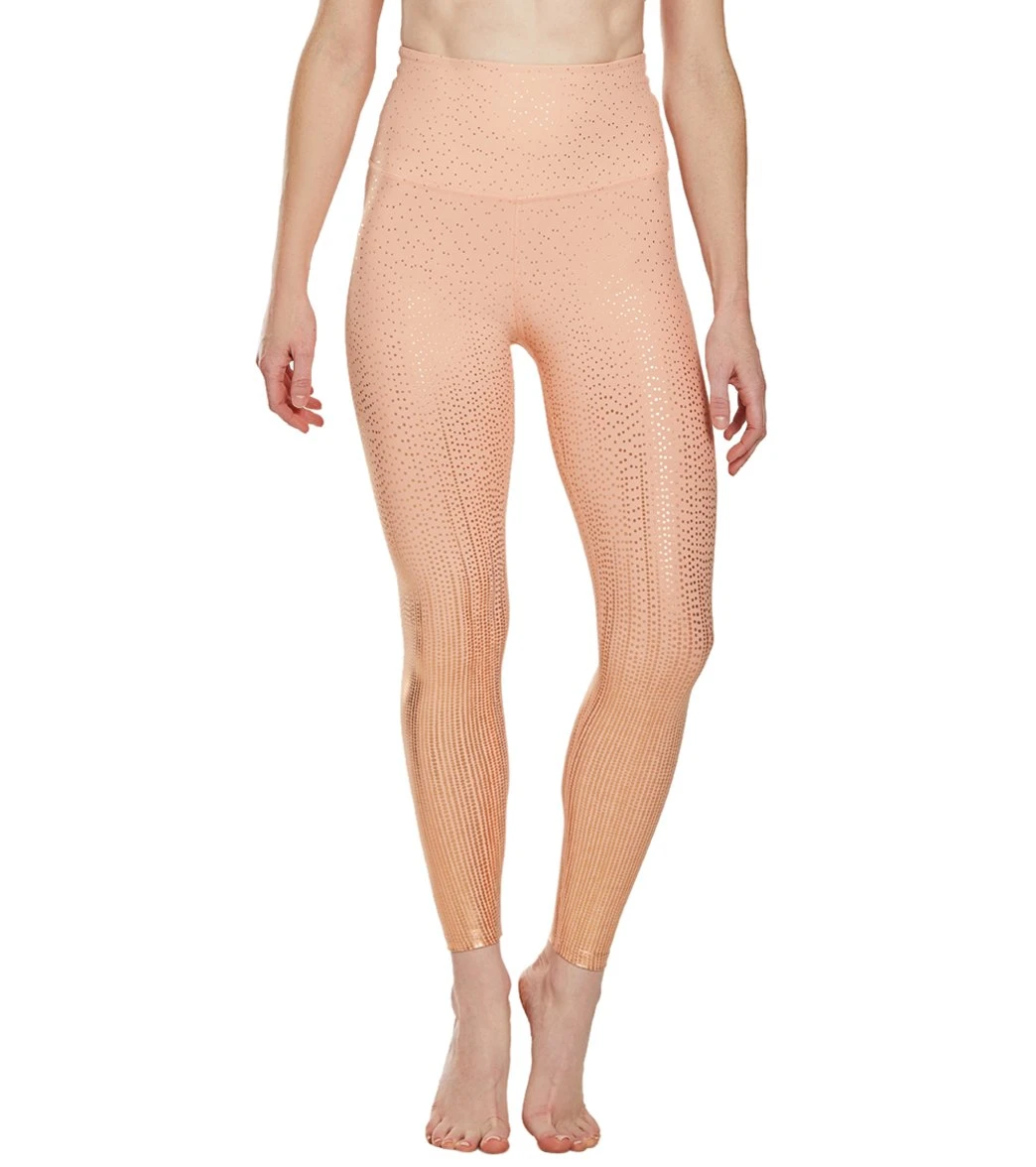 Beyond Yoga Drip Dot High Waisted 7/8 Yoga Leggings Coral Dust Rose Gold Drip Dot 7 Beyond Yoga Drip Dot High Waisted 7/8 Yoga Leggings Coral Dust Rose Gold Drip Dot - Image 5