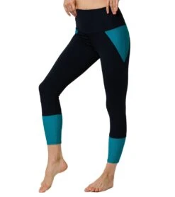 Onzie Athletic Yoga 7/8 Leggings Black/Teal/Green 7 Onzie Athletic Yoga 7/8 Leggings Black/Teal/Green -Beyond Yoga || Onzie || Marika Sales Store 1740448858147 blacktealgreen