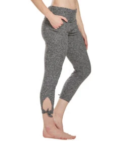 Beyond Yoga Keep It Lightweight And Easy Foldover Midi Sweatpant Joggers Black And White