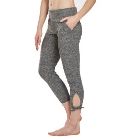 Beyond Yoga Keep It Lightweight And Easy Foldover Midi Sweatpant Joggers Black And White -Beyond Yoga || Onzie || Marika Sales Store 1740451708963 blackandwhite 5a