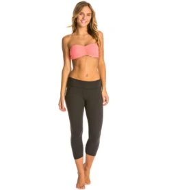 Beyond Yoga Back Gathered Yoga Capris -Beyond Yoga || Onzie || Marika Sales Store 1740927107107 black 4a