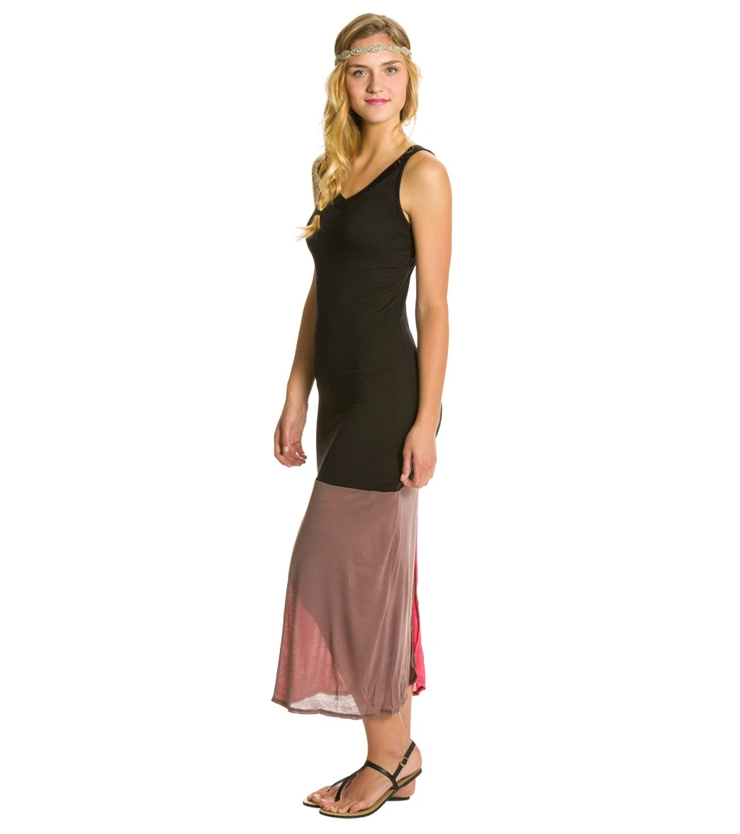 Yak & Yeti Color Block Front Slit Maxi 4 Yak & Yeti Color Block Front Slit Maxi - Image 2