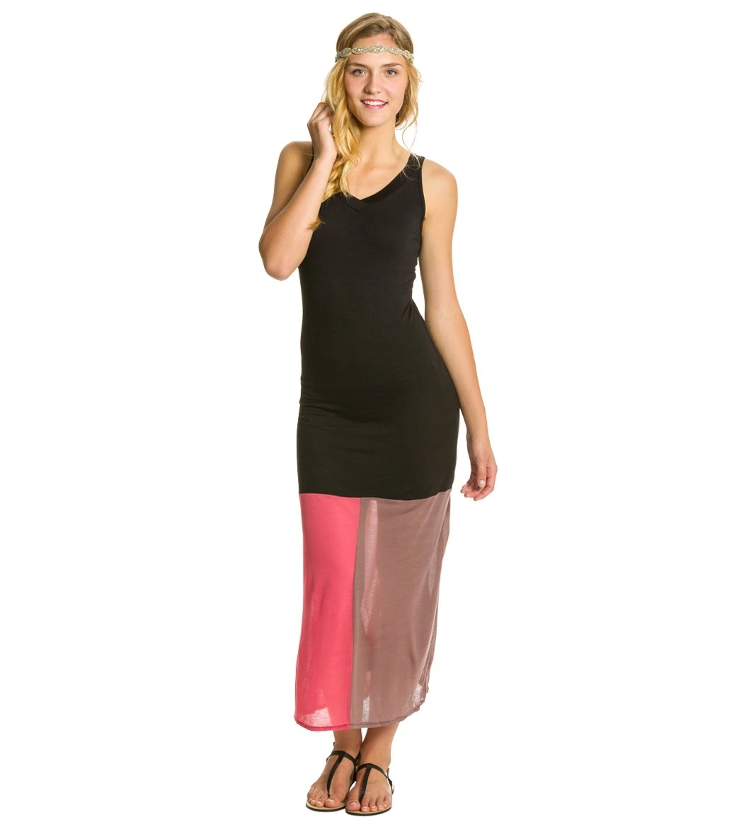 Yak & Yeti Color Block Front Slit Maxi 6 Yak & Yeti Color Block Front Slit Maxi - Image 4