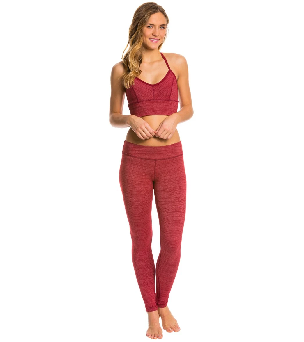 Beyond Yoga Stripe-Hype Long Yoga Leggings Garnet Red 5 Beyond Yoga Stripe-Hype Long Yoga Leggings Garnet Red - Image 3