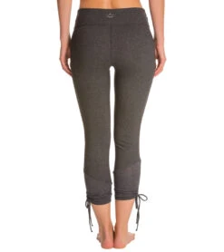 Beyond Yoga Ethereal Shirred Ankle-Tie Legging Heather Grey -Beyond Yoga || Onzie || Marika Sales Store 1741286277155 heathergrey 3a