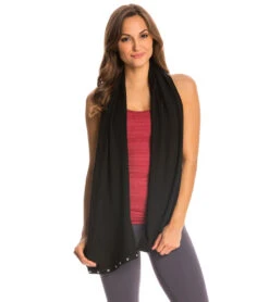 Beyond Yoga Modal Baby Terry Snap Yoga Scarf Black -Beyond Yoga || Onzie || Marika Sales Store 1741412106275 black 4a