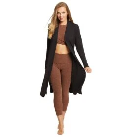 Beyond Yoga High Slits Long Duster -Beyond Yoga || Onzie || Marika Sales Store 1741777502243 black