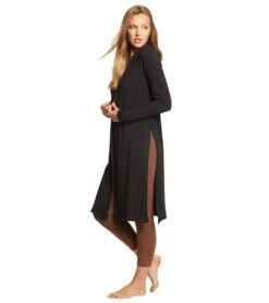 Beyond Yoga High Slits Long Duster -Beyond Yoga || Onzie || Marika Sales Store 1741777502243 black 2a
