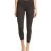Betsey Johnson Performance Criss Cross Straight Strap 7/8 Yoga Leggings Charcoal Heather Grey -Beyond Yoga || Onzie || Marika Sales Store 1741781762083 charcoalheathergrey 2a