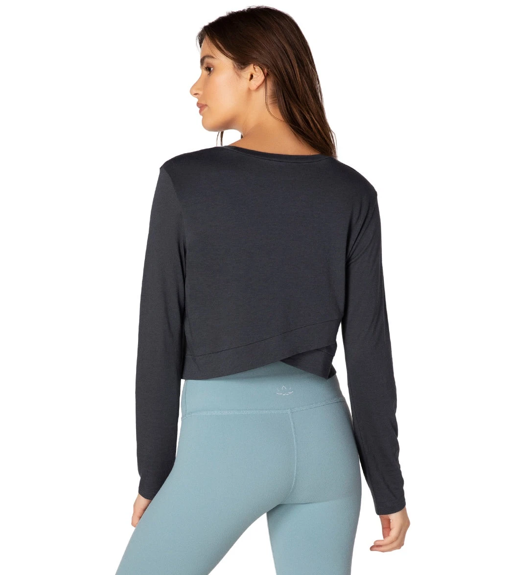 Beyond Yoga Back Out Reversible Cropped Yoga Pullover 10 Beyond Yoga Back Out Reversible Cropped Yoga Pullover - Image 8