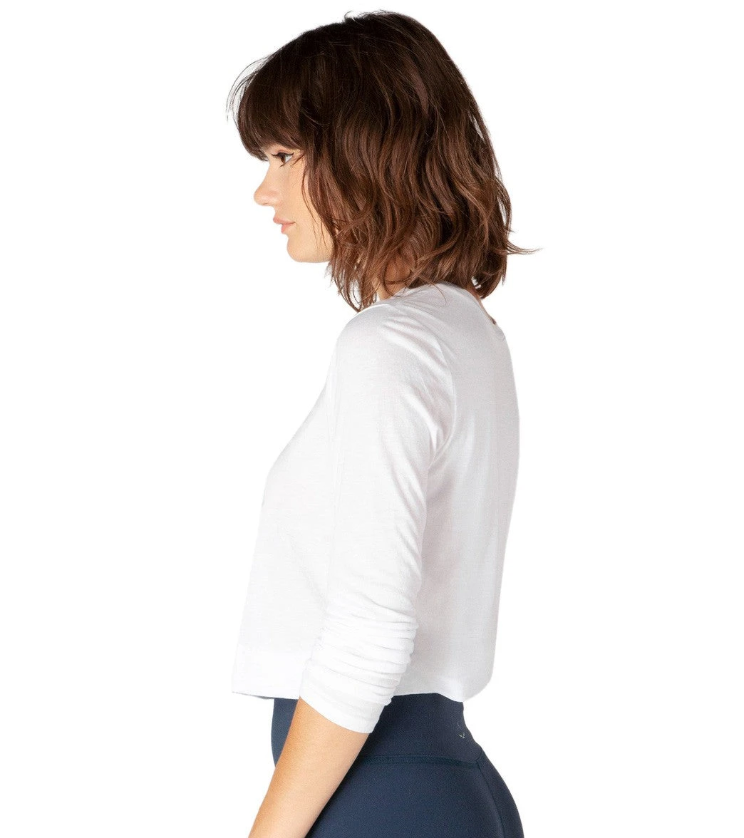 Beyond Yoga Back Out Reversible Cropped Yoga Pullover 6 Beyond Yoga Back Out Reversible Cropped Yoga Pullover - Image 4