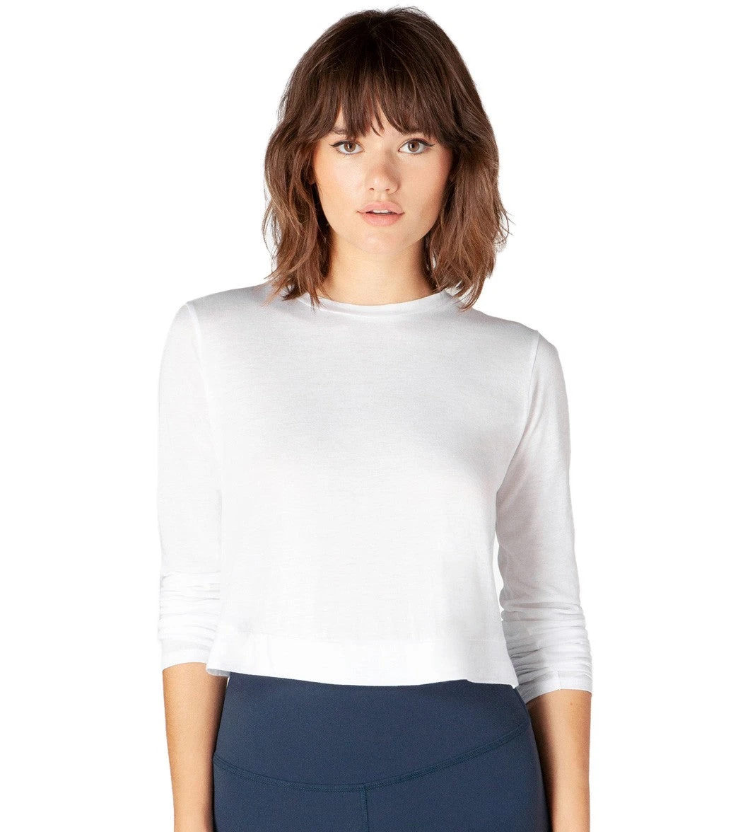 Beyond Yoga Back Out Reversible Cropped Yoga Pullover 7 Beyond Yoga Back Out Reversible Cropped Yoga Pullover - Image 5