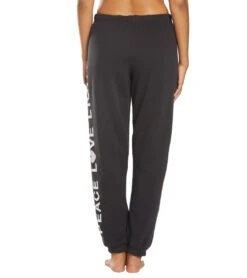 Spiritual Gangster Peace Sessions Sweatpants -Beyond Yoga || Onzie || Marika Sales Store 1741830881315 vintageblack 3a