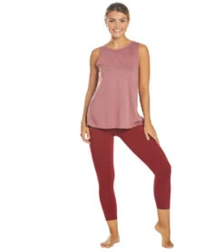 Balance Collection Eclipse Contender Yoga Capris Pomegrante -Beyond Yoga || Onzie || Marika Sales Store 1741848903715 pomegrante 4a