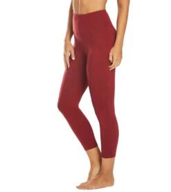Balance Collection Eclipse Contender Yoga Capris Pomegrante -Beyond Yoga || Onzie || Marika Sales Store 1741848903715 pomegrante 5a