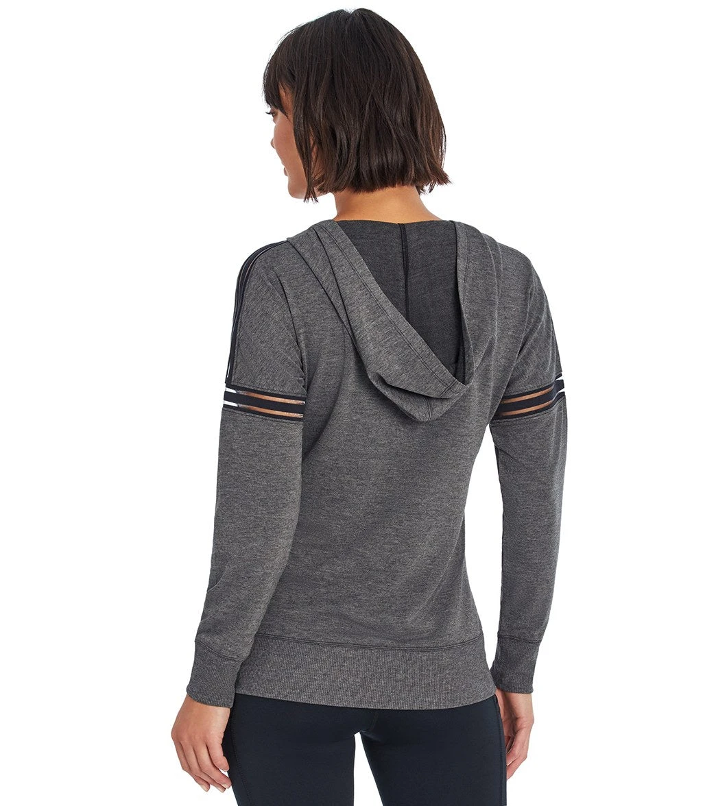 Marika Elsie Yoga Hoodie Heather Black 3 Marika Elsie Yoga Hoodie Heather Black