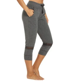 Marika Eva Capri Yoga Joggers Heather Black