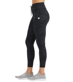 Vuori Daily Yoga Leggings Black Camo