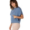 Beyond Yoga Open Side After Yoga Hoodie Serene Blue Heather -Beyond Yoga || Onzie || Marika Sales Store 1893333762083 sereneblueheather 2a