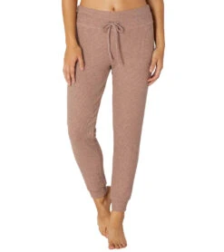 Beyond Yoga Brushed Up Lounge Around Midi Yoga Joggers Tinted Rose Heather -Beyond Yoga || Onzie || Marika Sales Store 1893336580131 tintedroseheather