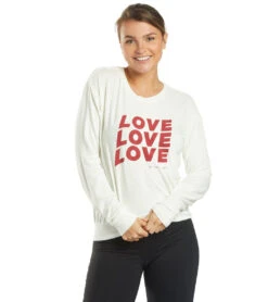 Spiritual Gangster Love Crew Neck Savasana 13 Spiritual Gangster Love Crew Neck Savasana -Beyond Yoga || Onzie || Marika Sales Store 4327280017451 stone
