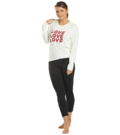 Spiritual Gangster Love Crew Neck Savasana 11 Spiritual Gangster Love Crew Neck Savasana -Beyond Yoga || Onzie || Marika Sales Store 4327280017451 stone 4a