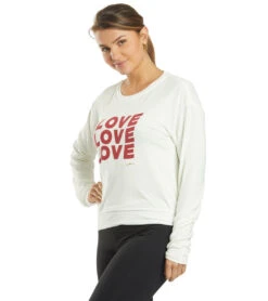 Spiritual Gangster Love Crew Neck Savasana 12 Spiritual Gangster Love Crew Neck Savasana -Beyond Yoga || Onzie || Marika Sales Store 4327280017451 stone 5a