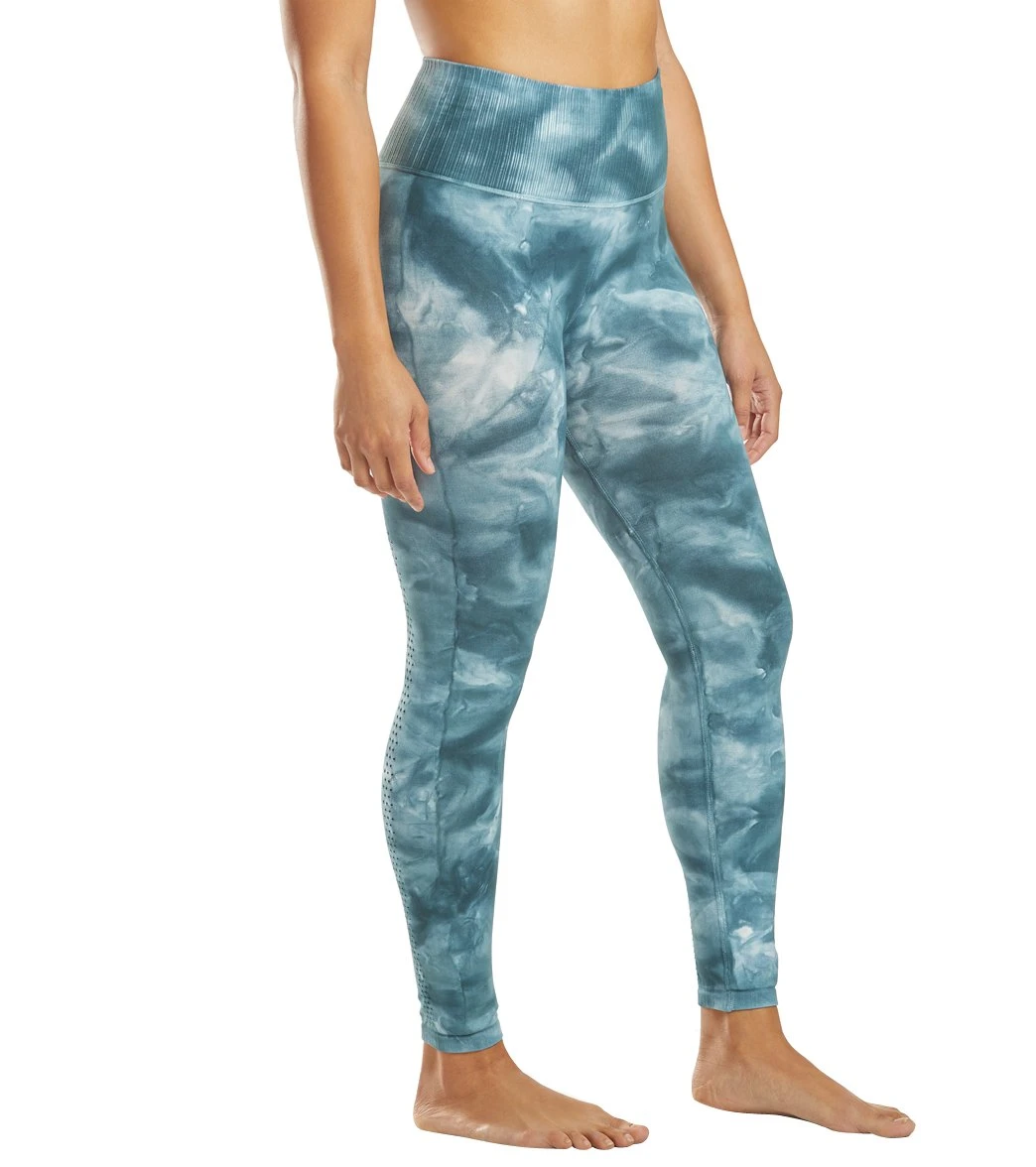 Free People Good Karma Tie Dye Yoga Leggings Blue Green 3 Free People Good Karma Tie Dye Yoga Leggings Blue Green