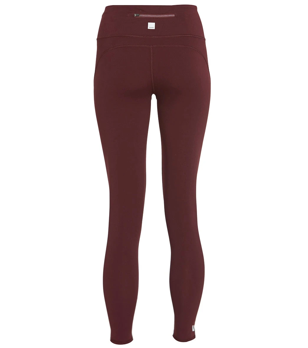 Vuori Pace High Waisted Yoga Leggings Cerise 4 Vuori Pace High Waisted Yoga Leggings Cerise - Image 2
