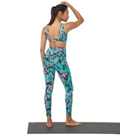 Manduka Pro High Waisted 7/8 Yoga Leggings 22 Manduka Pro High Waisted 7/8 Yoga Leggings -Beyond Yoga || Onzie || Marika Sales Store 4346622705707 blacktropics 4a