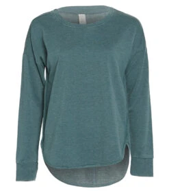 Balance Collection Leanne Peached Fleece Pullover Midnight Teal 5 Balance Collection Leanne Peached Fleece Pullover Midnight Teal -Beyond Yoga || Onzie || Marika Sales Store 4390635536427 midnightteal