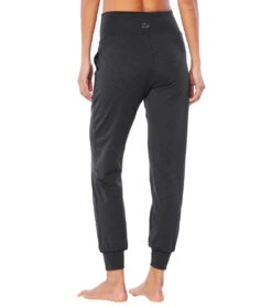 Beyond Yoga Heather Rib Midi Joggers Black Heather