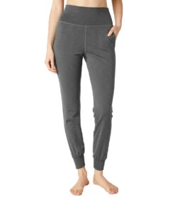 Beyond Yoga Heather Rib Midi Joggers Smoke Gray Heather -Beyond Yoga || Onzie || Marika Sales Store 4830006509611 smokegrayheather